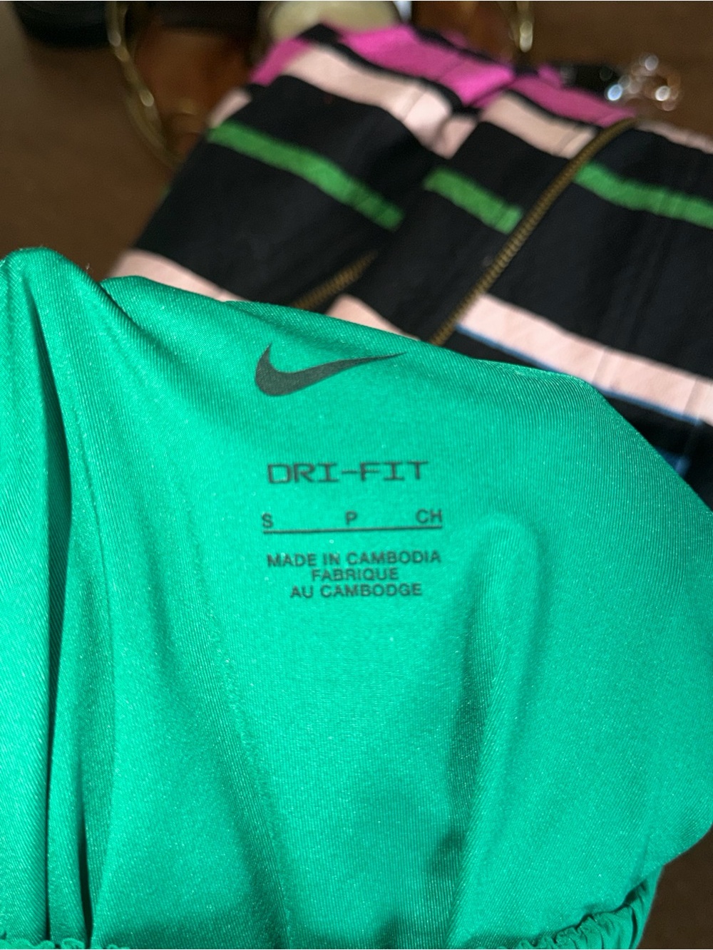 Nike Dri-FIT Green Running Shorts Women’s Small Athletic Gym Activewear - Picture 4 of 4